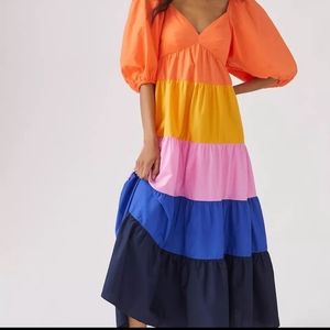 Farm Rio Color Block Dress